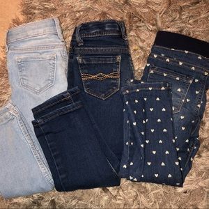 3 pairs of jeans toddler size 3T